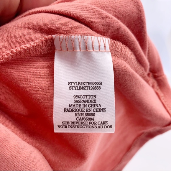 Z Supply Salmon Cross Front Tank Top Size Large - Picture 6 of 6